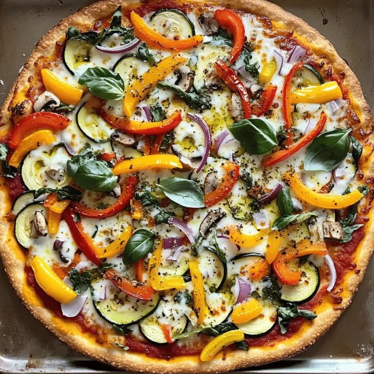 Vegetable with cheese pizza